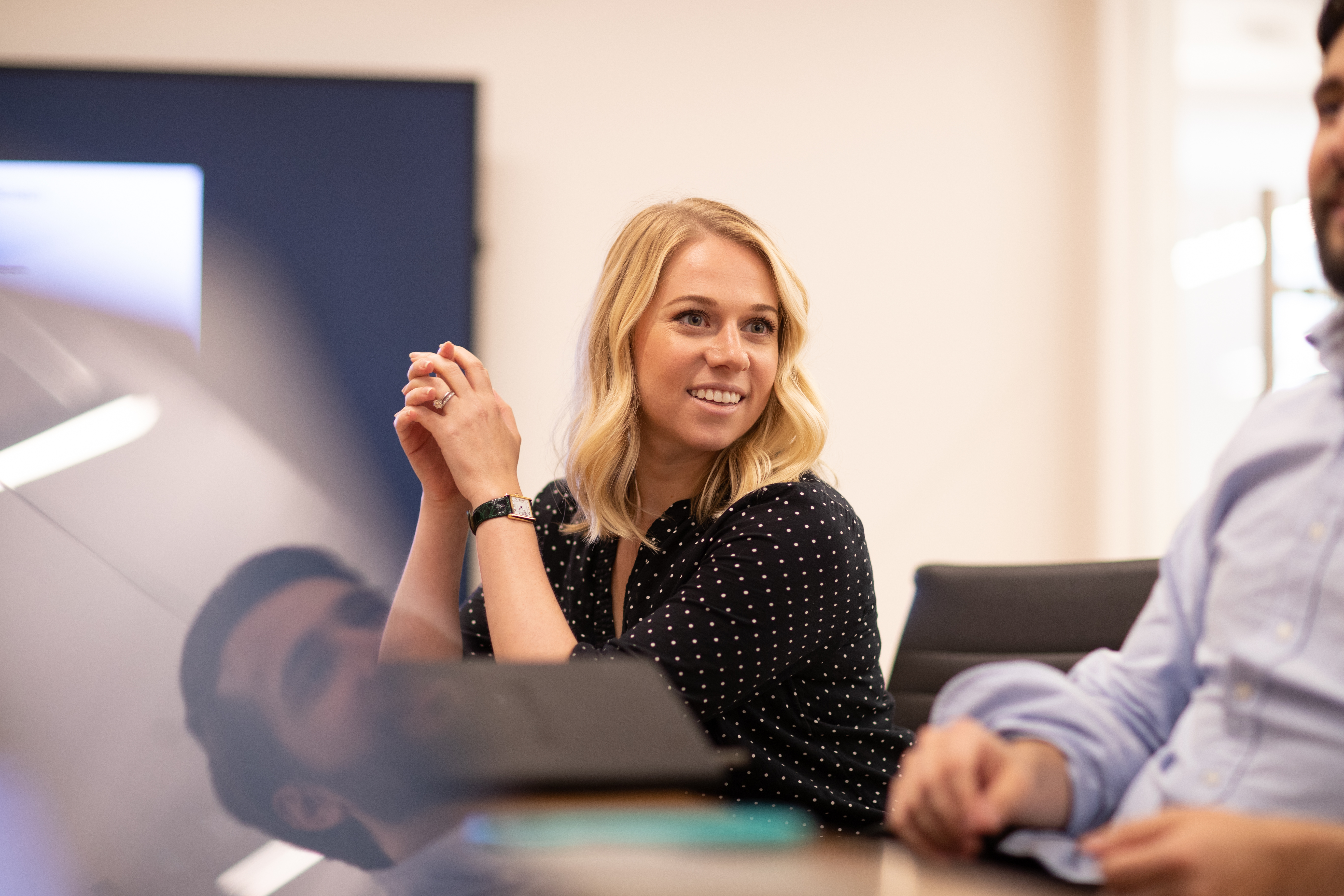 Flexport employee in meeting