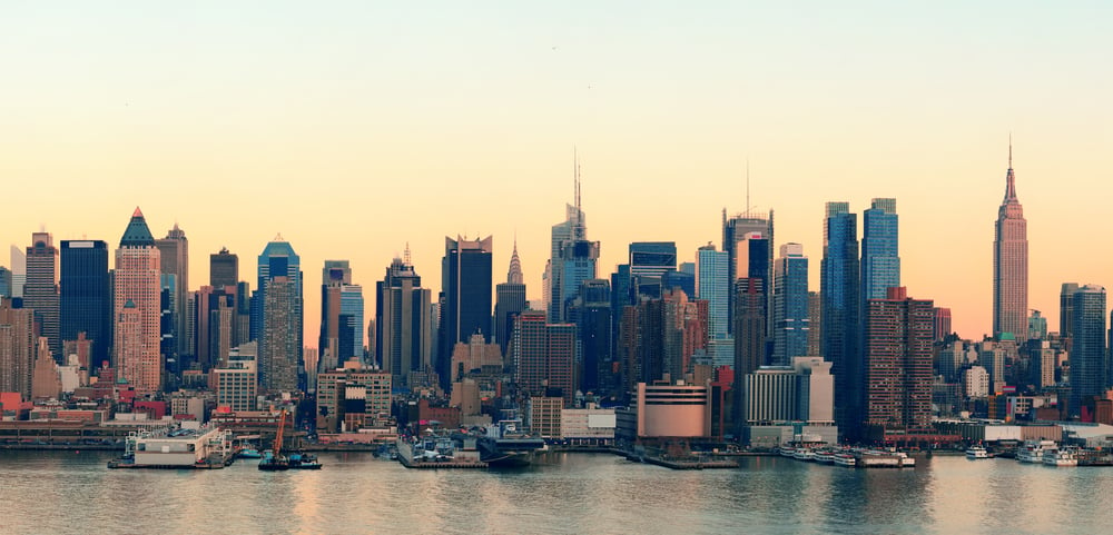 A view of the NYC skyline.